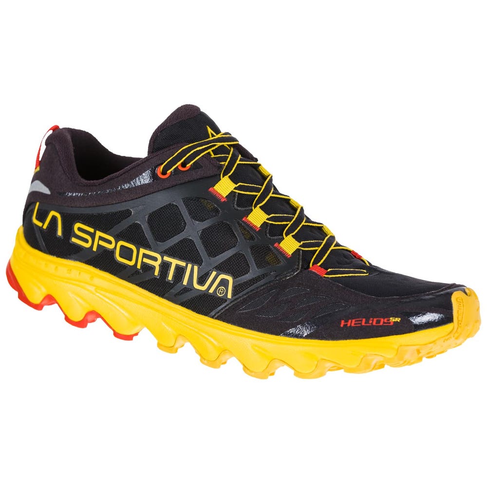 Zapatillas Trail Running La Sportiva Helios SR Hombre Negras/Amarillo Chile-8714962